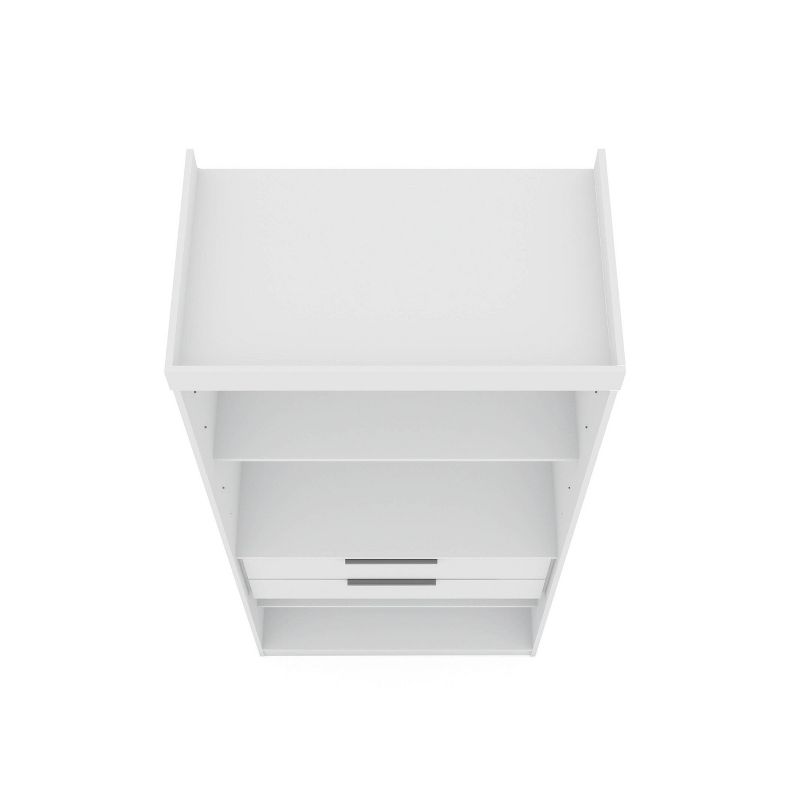 Mulberry 2.0 Sectional Wardrobe Closet Blue - Manhattan Comfort