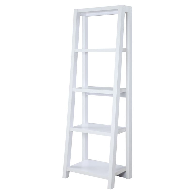 63.25" Newport Lilly Bookcase White - Breighton Home