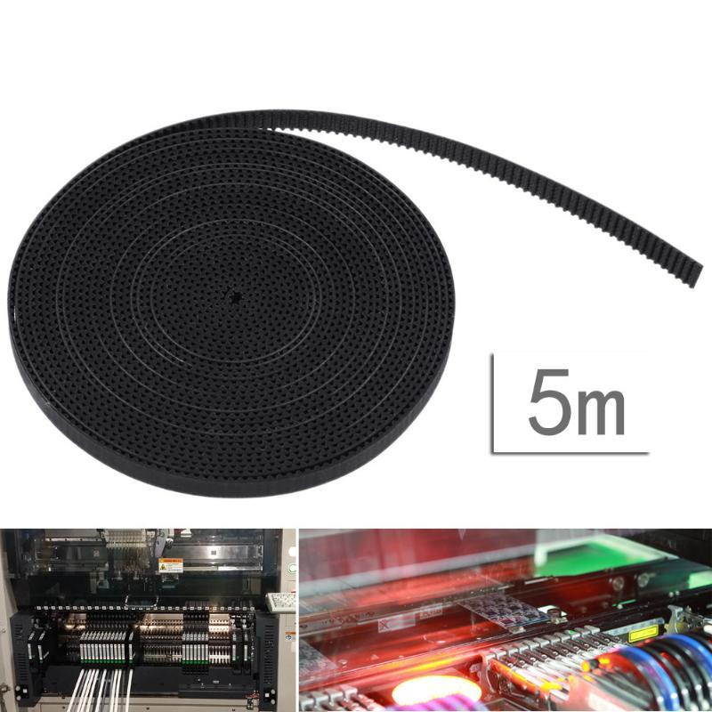 5 Meters Length GT2 Open Timing Belt Width 6mm Neoprene Rubbe Belt for 3D Printer Parts Synchronous Belts Pitch 2mm Black