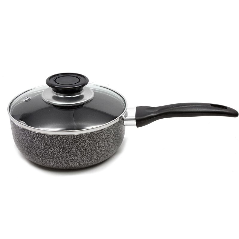 Chantal Induction 21 Ceramic Coated Steel 1 Quart Saucepan with Glass Lid