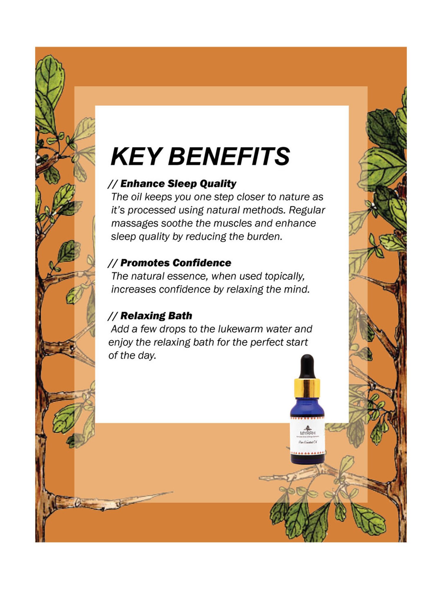 Holistic Healings By Shaveta Myrrh Essential Oil - 15 ml