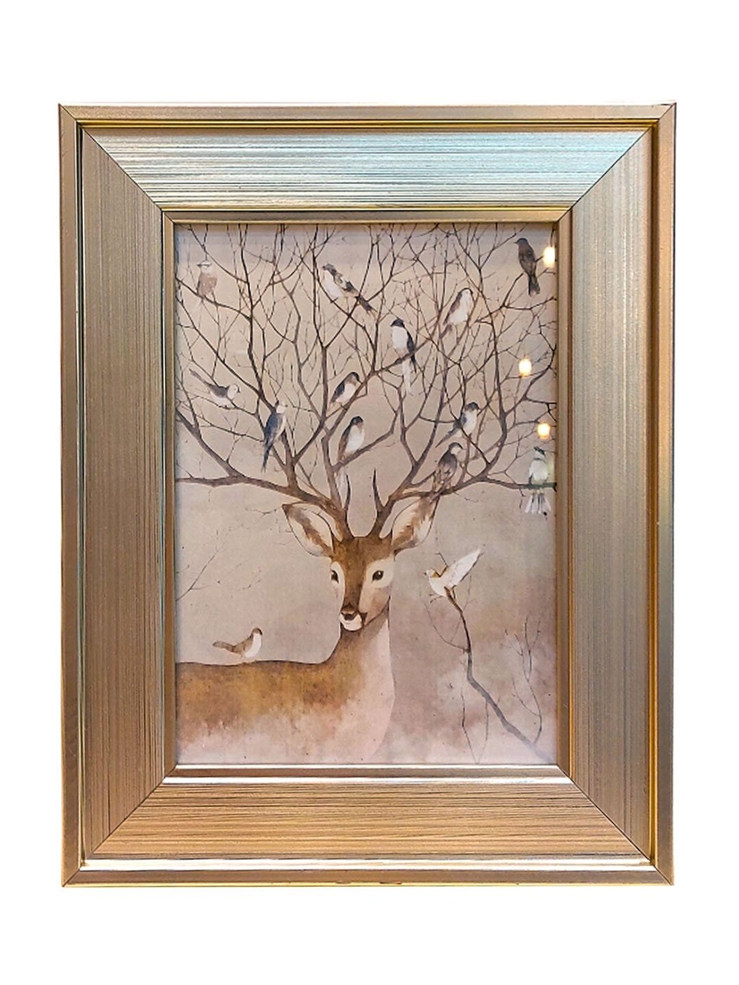 Art Street Silver Engineered Wood Table Top Photo Frame