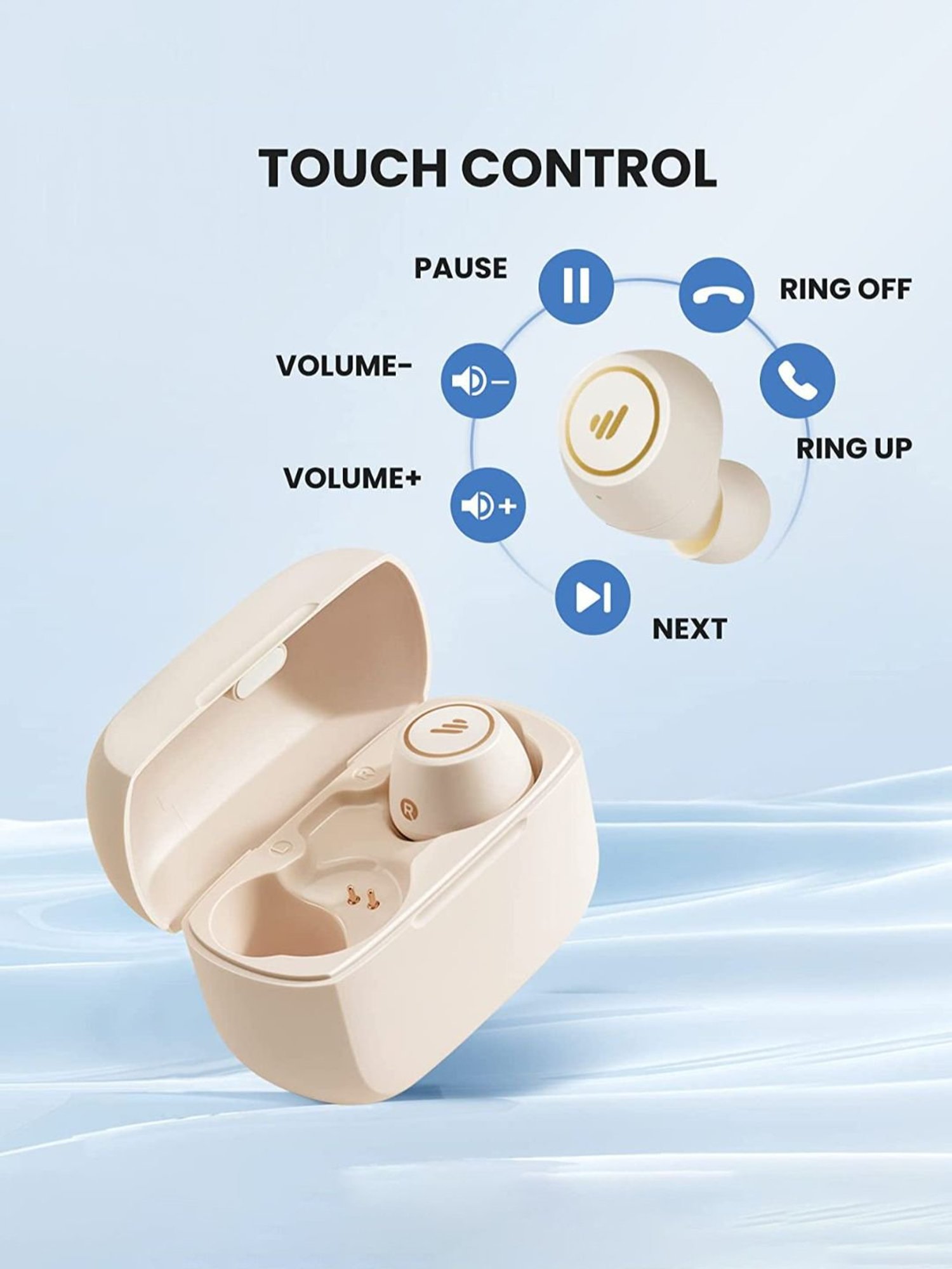 Edifier TWS1 Pro True Wireless Stereo Earbuds (Ivory)