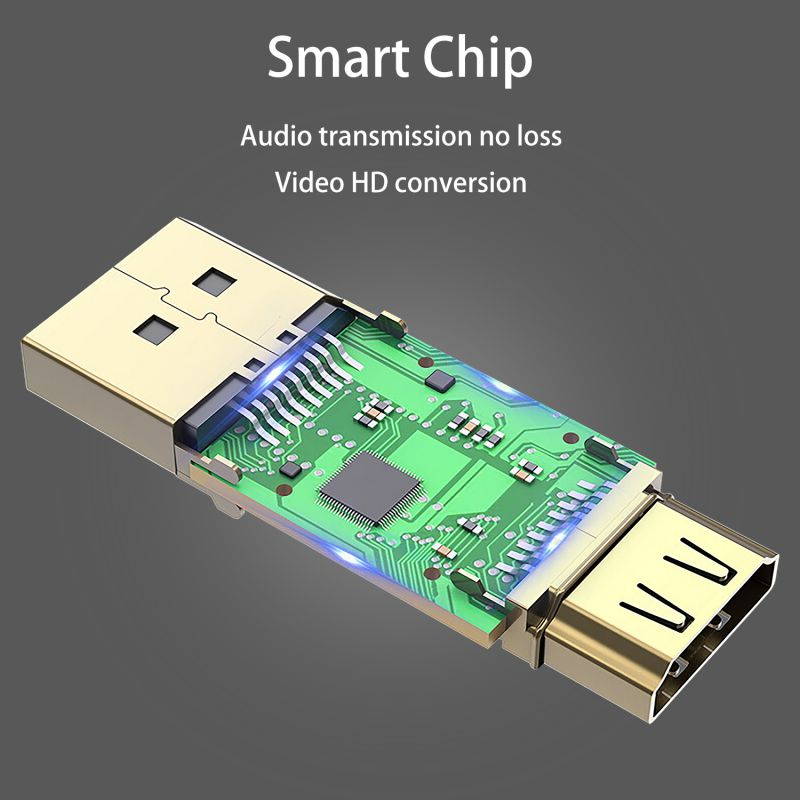 DisplayPort to HDMI Adapter 4K Gold Plated DP to HDMI Converter Male to Female 1.4V Black