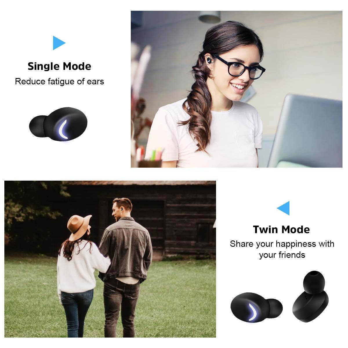 ?Newest 2020? Bluetooth Headphones for Running Gym Workout - Wireless Sport Earbuds with aptX HiFi Sound & Clear Thumping Bass - Best IPX7 Waterproof Earphones with Microphone