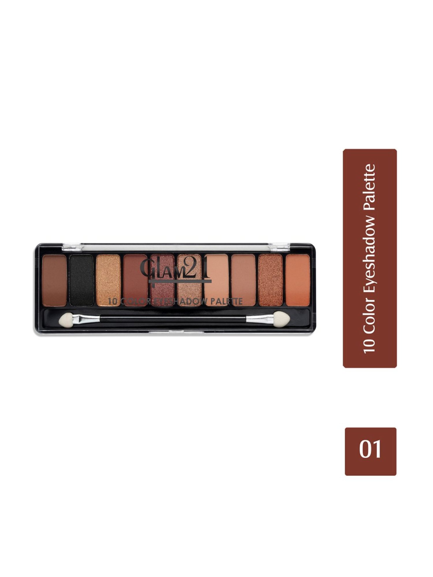 Glam21 10 Color Eyeshadow Palette 01 - 13 gm