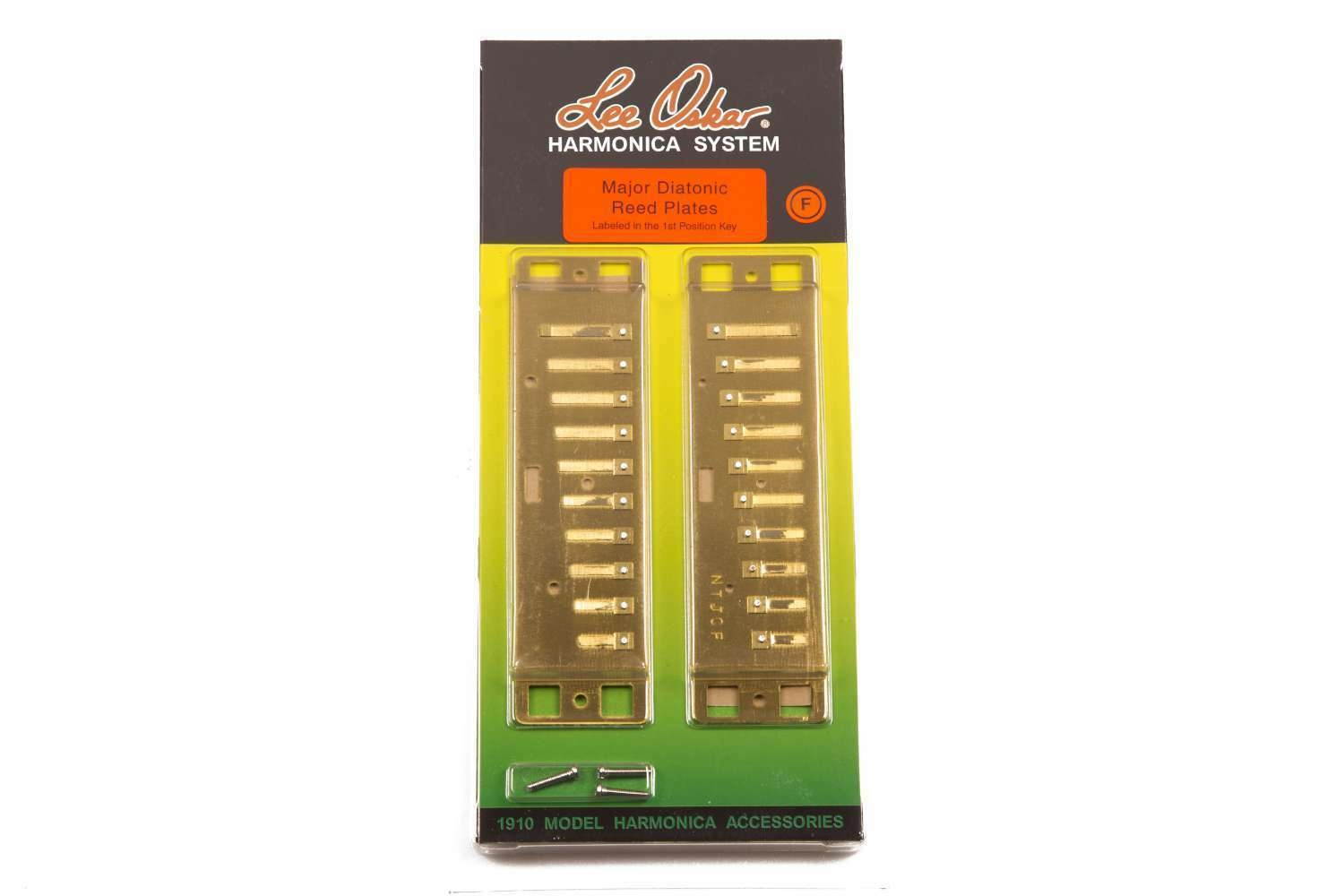 Genuine New Lee Oskar 1910 Harmonica Harp Reed Plates Diatonic Major Key of F