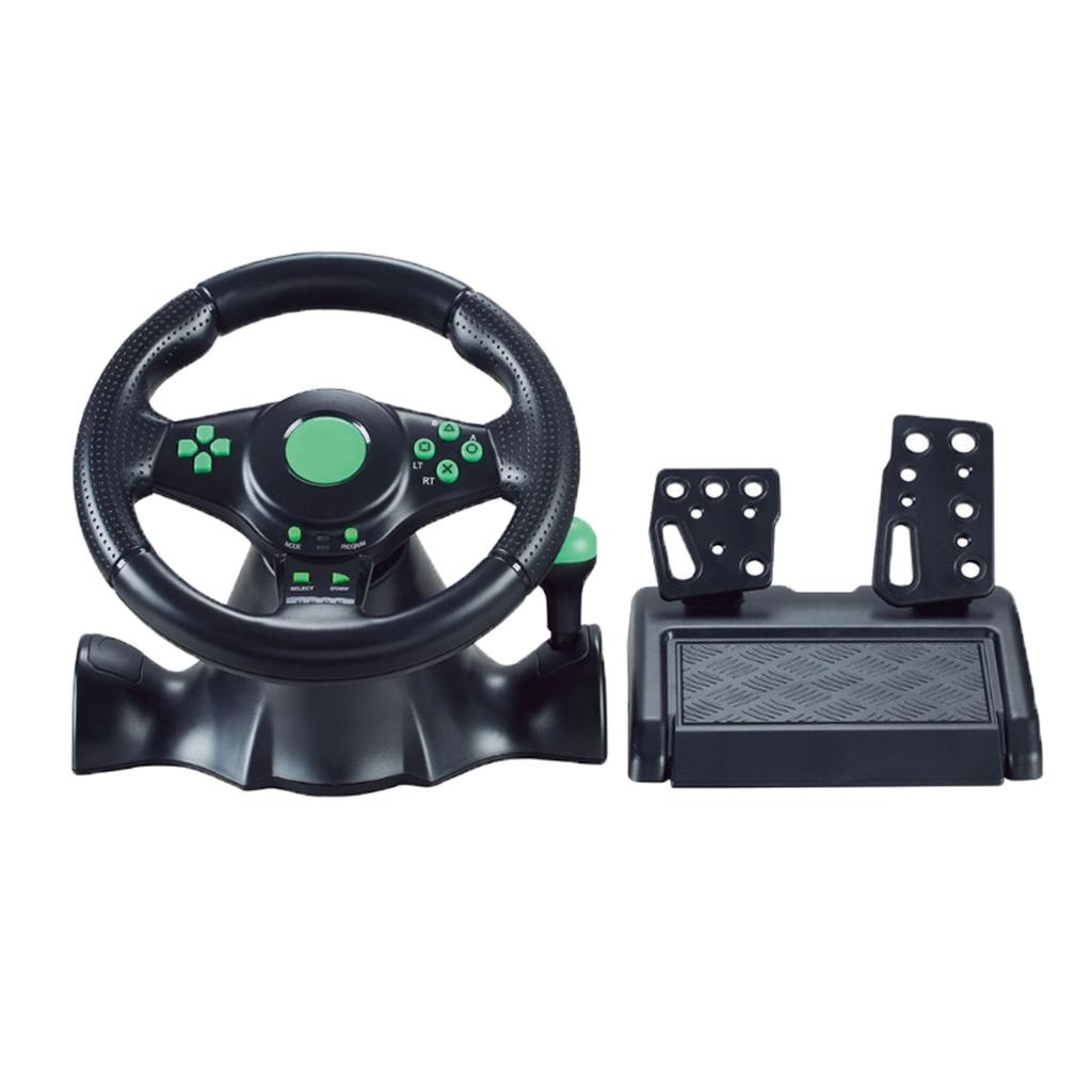 Racing Steering Wheel and Pedal Set for Xbox One and PC
