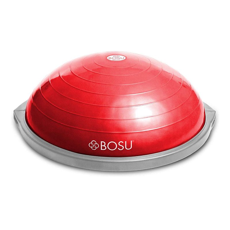 Bosu 72-10850 Home Gym Equipment The Original Balance Trainer 65 cm Diameter, Red and Gray