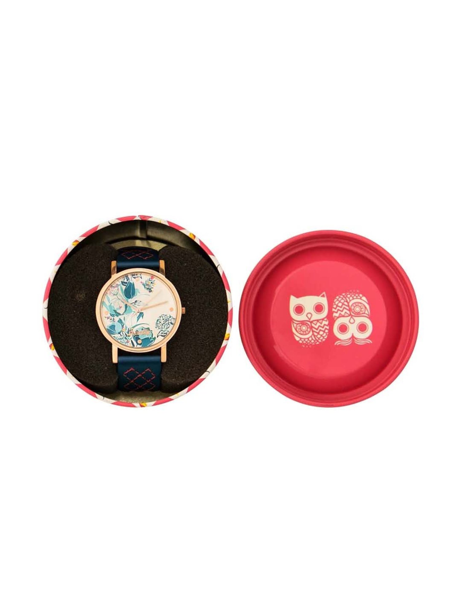 Chumbak MI5 Tulip Garden Quilted Analog Watch for Women