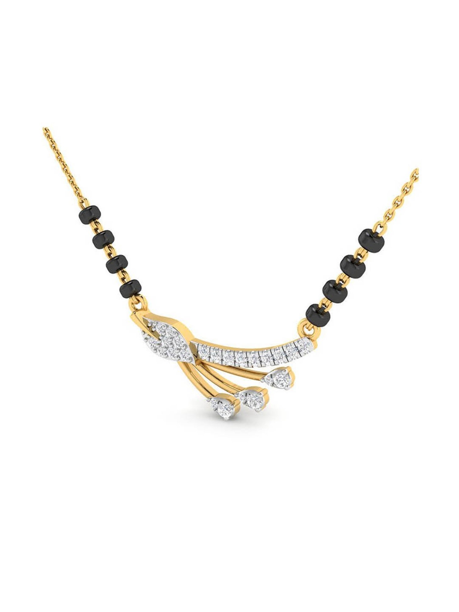 Waman Hari Pethe Jewellers 18k Gold & Diamond Mangalsutra for Women