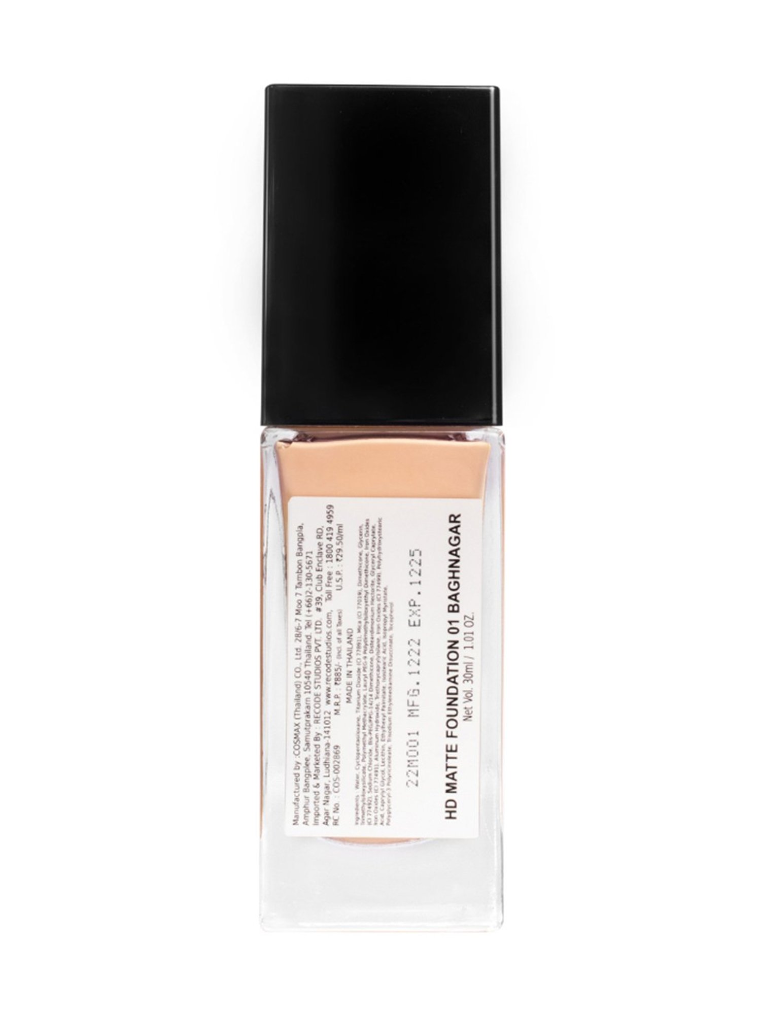 Recode Ace of Base Foundation 01 Baghinagar - 30 ml