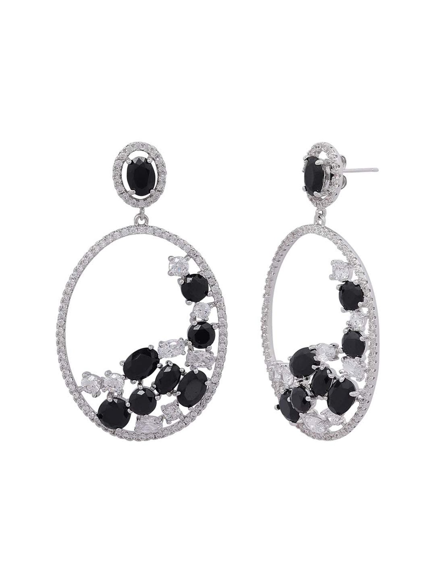 The Real Effect London 800 Silver Earrings for Women