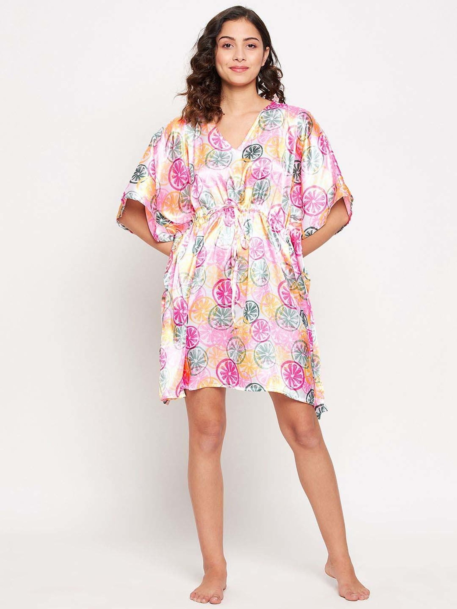 Secrets By ZeroKaata Multicolored Printed Kaftan - Pack Of 2