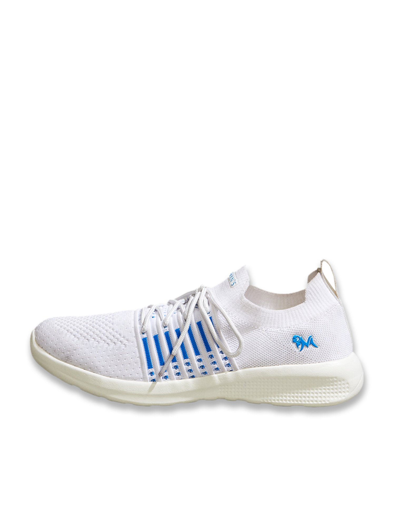 Neemans Men's Comfy Hustlers White Casual Sneakers