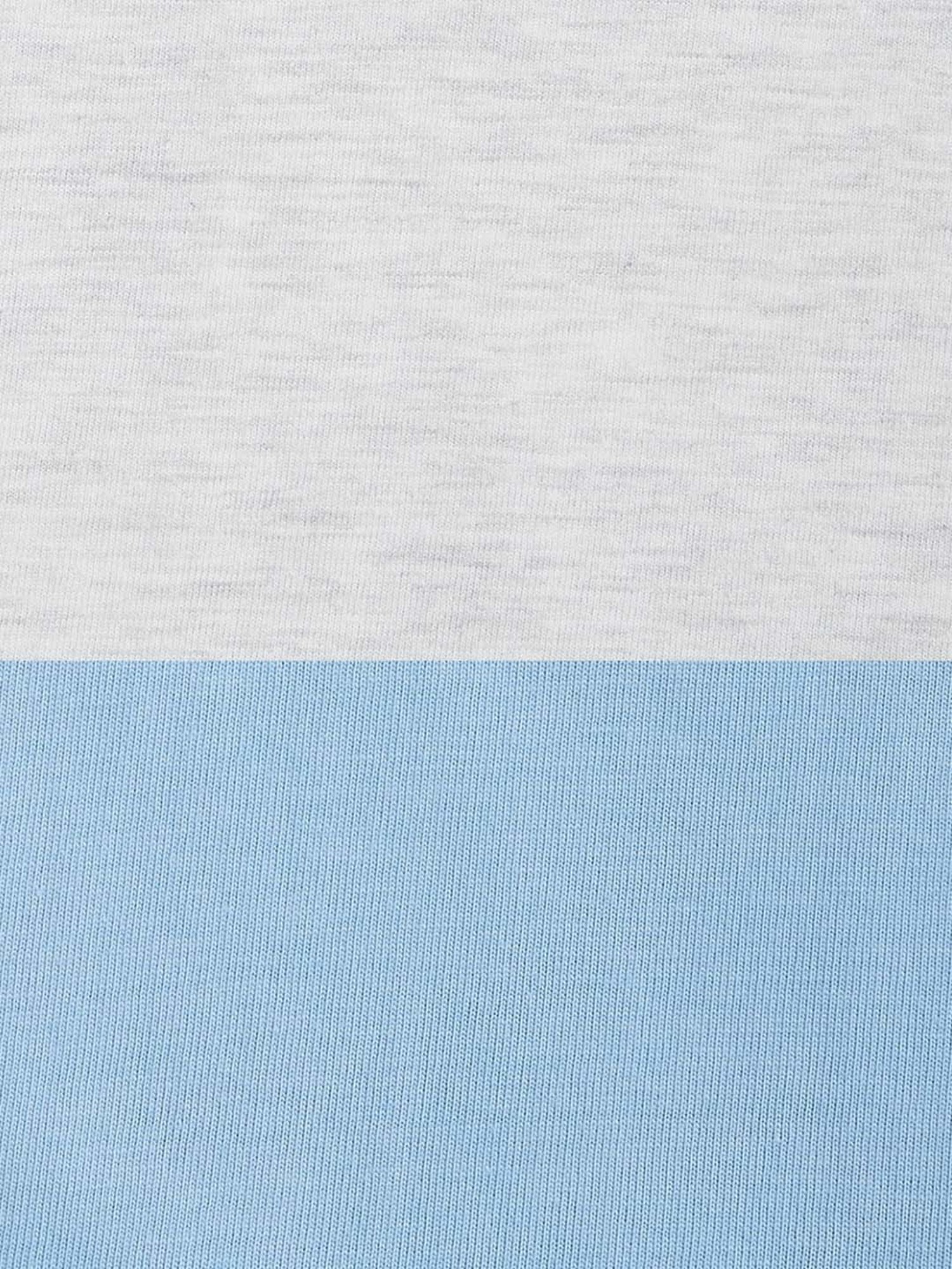 Pantaloons Baby Kids White & Blue Cotton Printed Full Sleeves T-Shirt