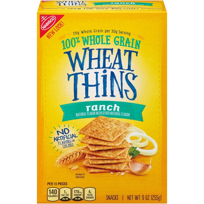 Wheat Thins Ranch Snack Crackers - 9oz
