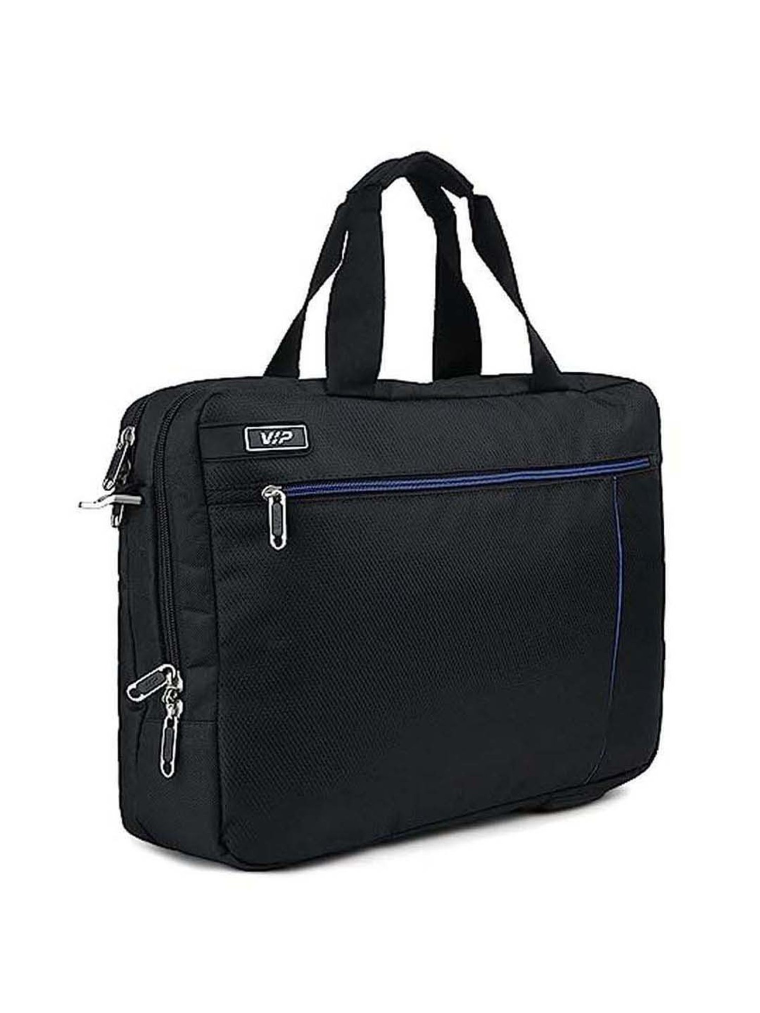 Priority Black Synthetic Large Messenger Bag
