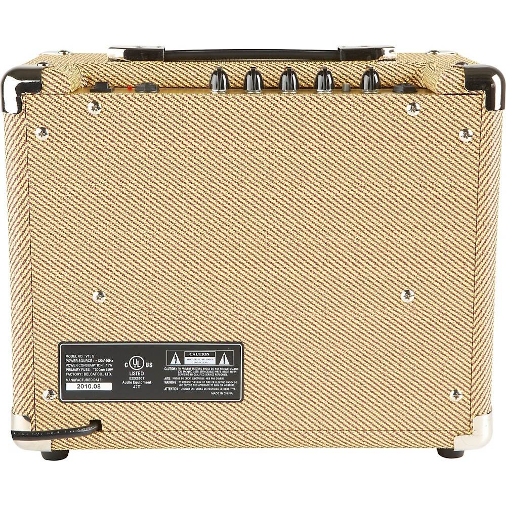 Rogue V15G 15W 1x6.5 Guitar Combo Amp Vintage Tweed