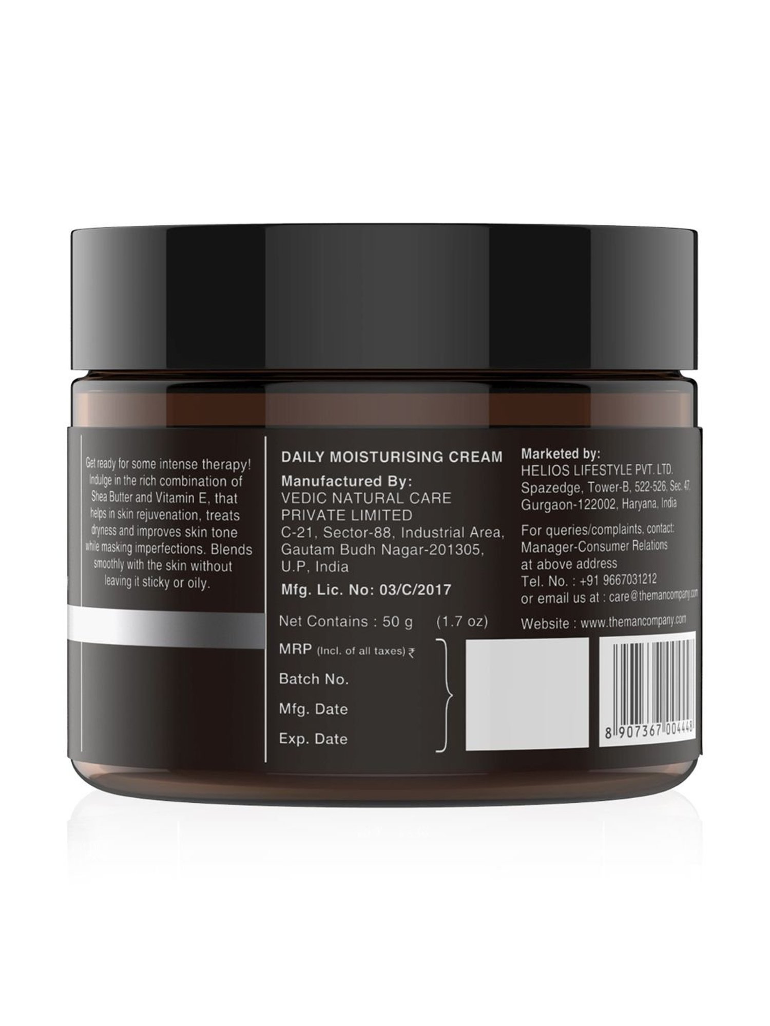 The Man Company Daily Moisturising Cream - 50 gm
