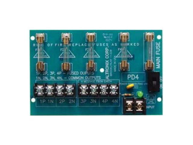 Altronix Power Dist Module 4 Output Fuse  PD4