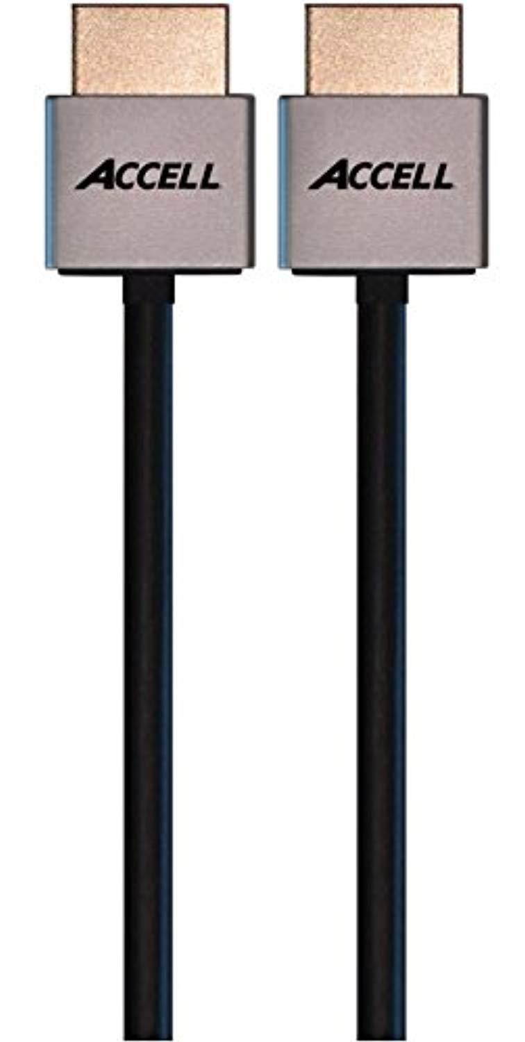 Accell Ultra-Thin High Speed HDMI Cable with Ethernet - 3 Feet, HDMI 2.0 Compliant for 4K UHD @60Hz