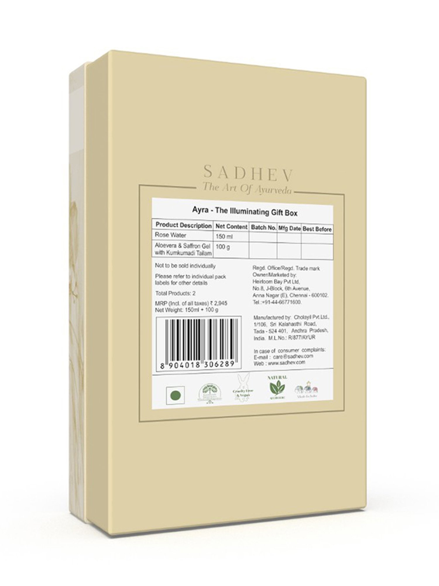 SADHEV Ayra - The Illuminating Gift Box