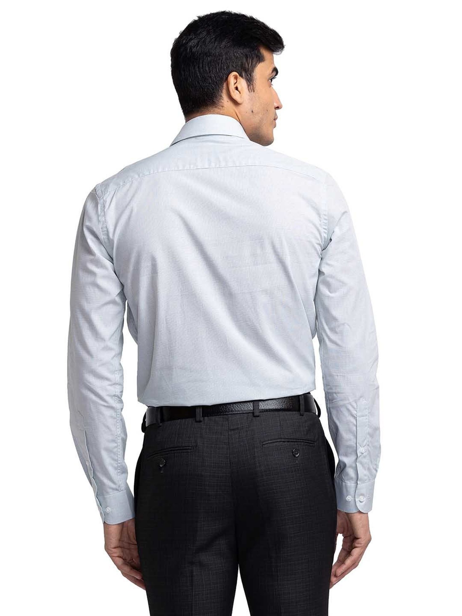 Arrow Sport Dark Green Cotton Slim Fit Shirt