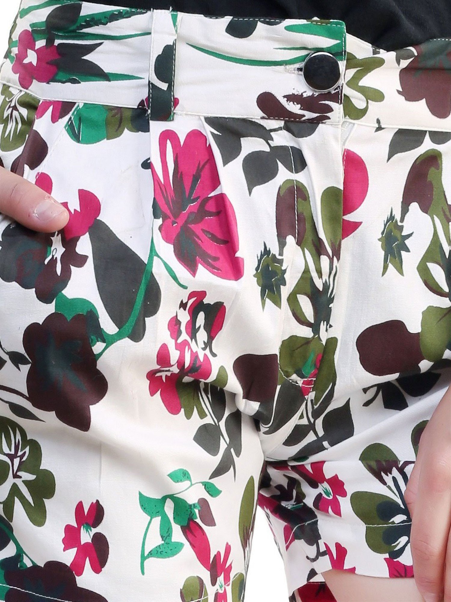 Belle Fille Multicolor Floral Print Shorts