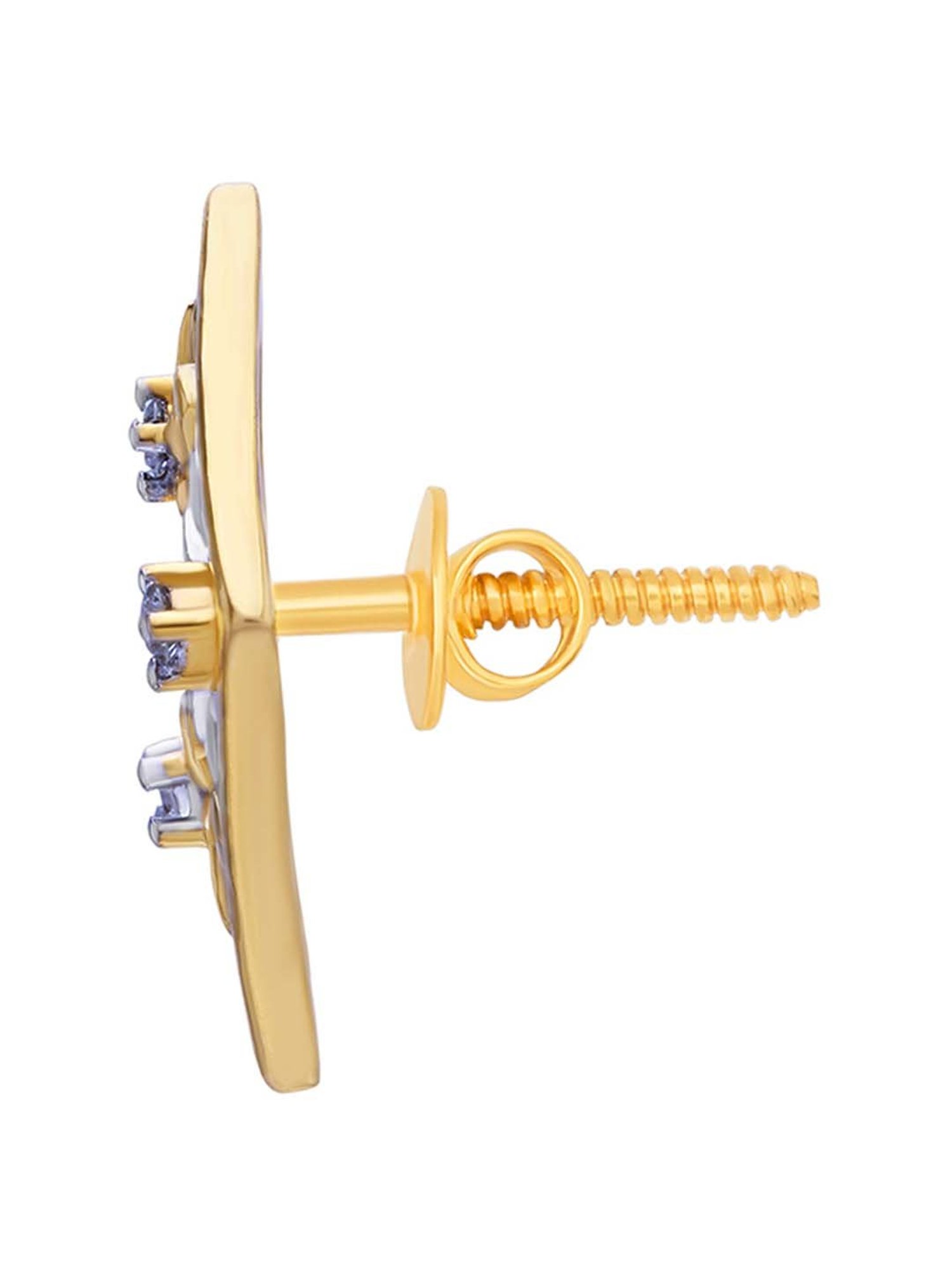 Waman Hari Pethe Jewellers 18k Gold & Diamond Earrings for Women