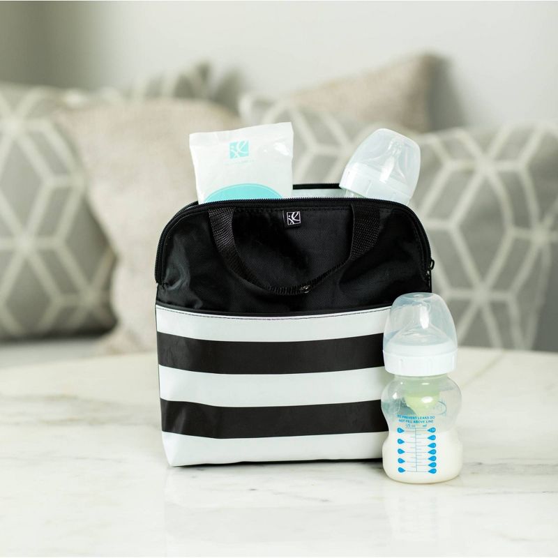 J.L. Childress MaxiCOOL Four Bottle Cooler - Black Stripe - 30qt