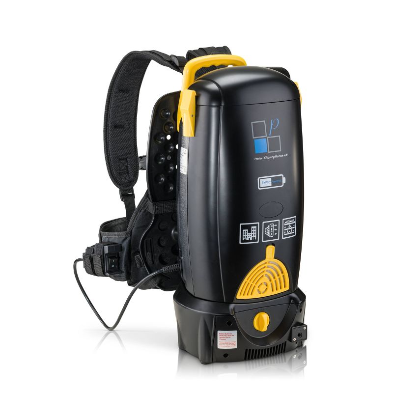 Prolux 8qt Battery Powered Backpack Vacuum - Black