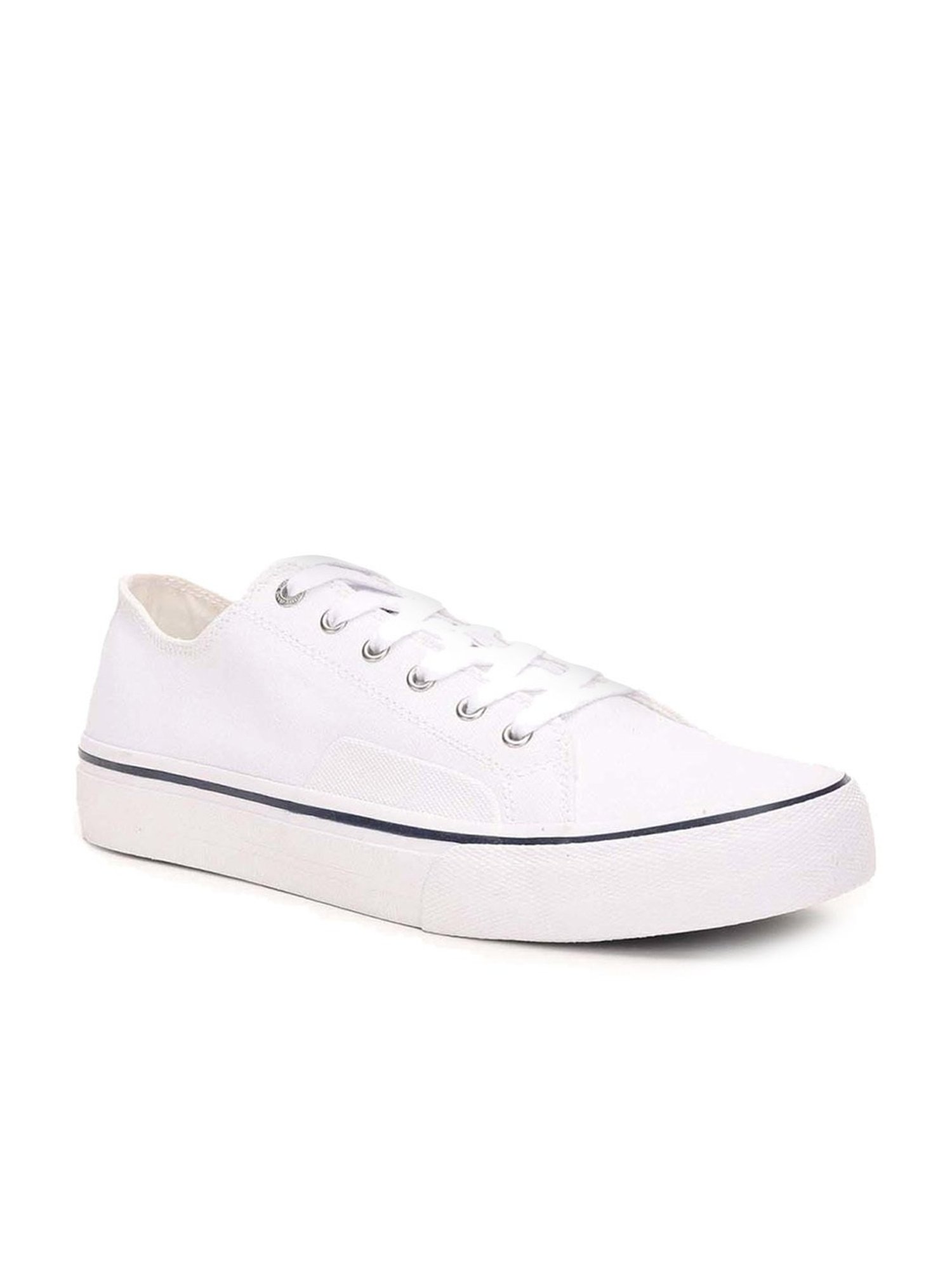 Tommy Hilfiger Men's White Casual Sneakers