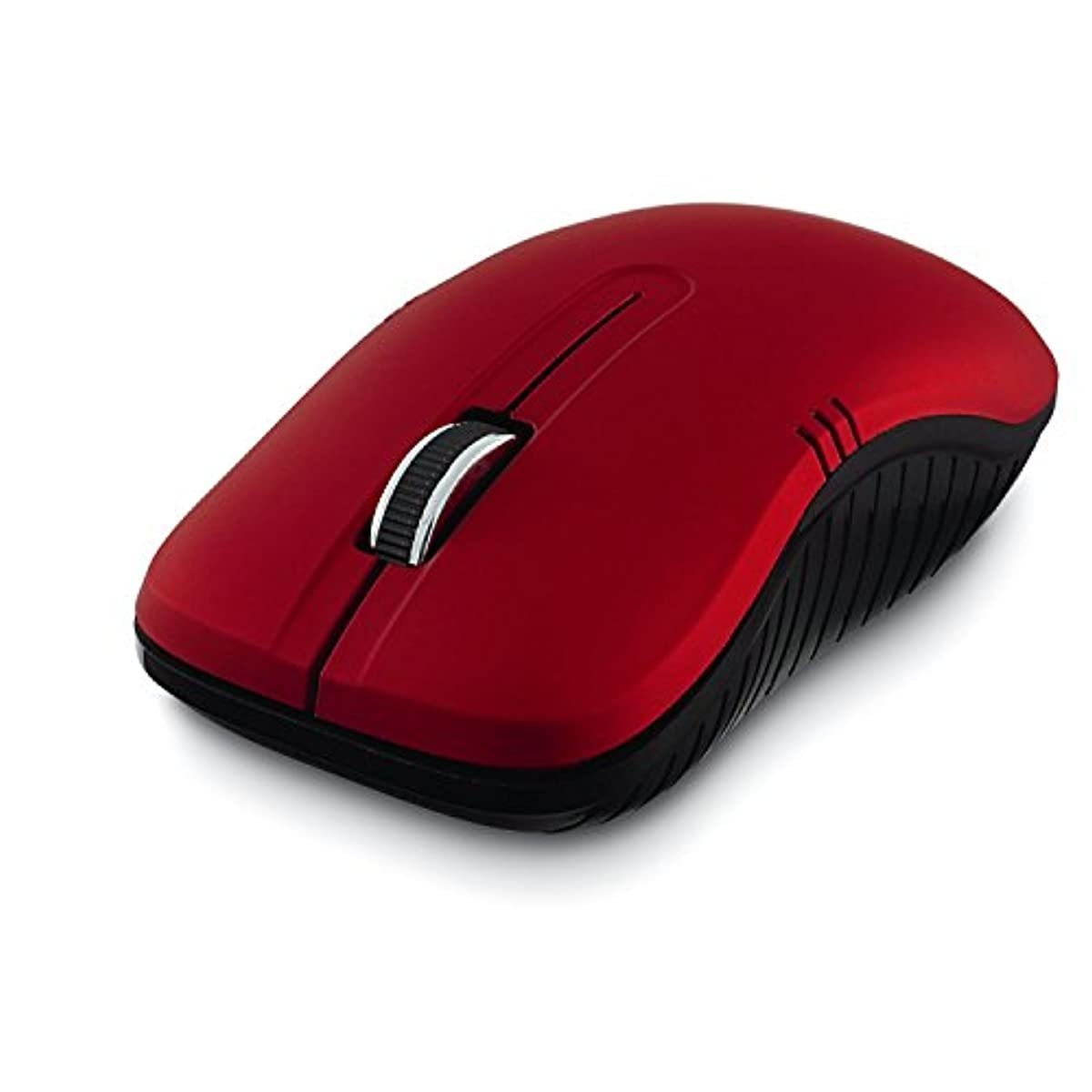 Verbatim Wireless Notebook Optical Mouse, Commuter Series &ndash; Matte Red