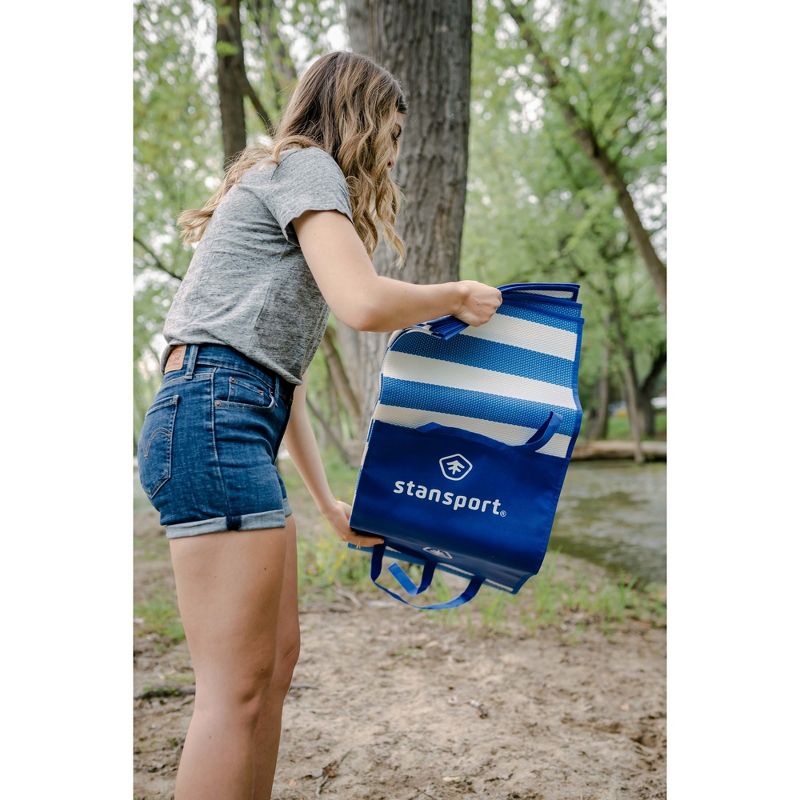 5'x6'7" Rectangle Outdoor Floor Mat Blue - Stansport