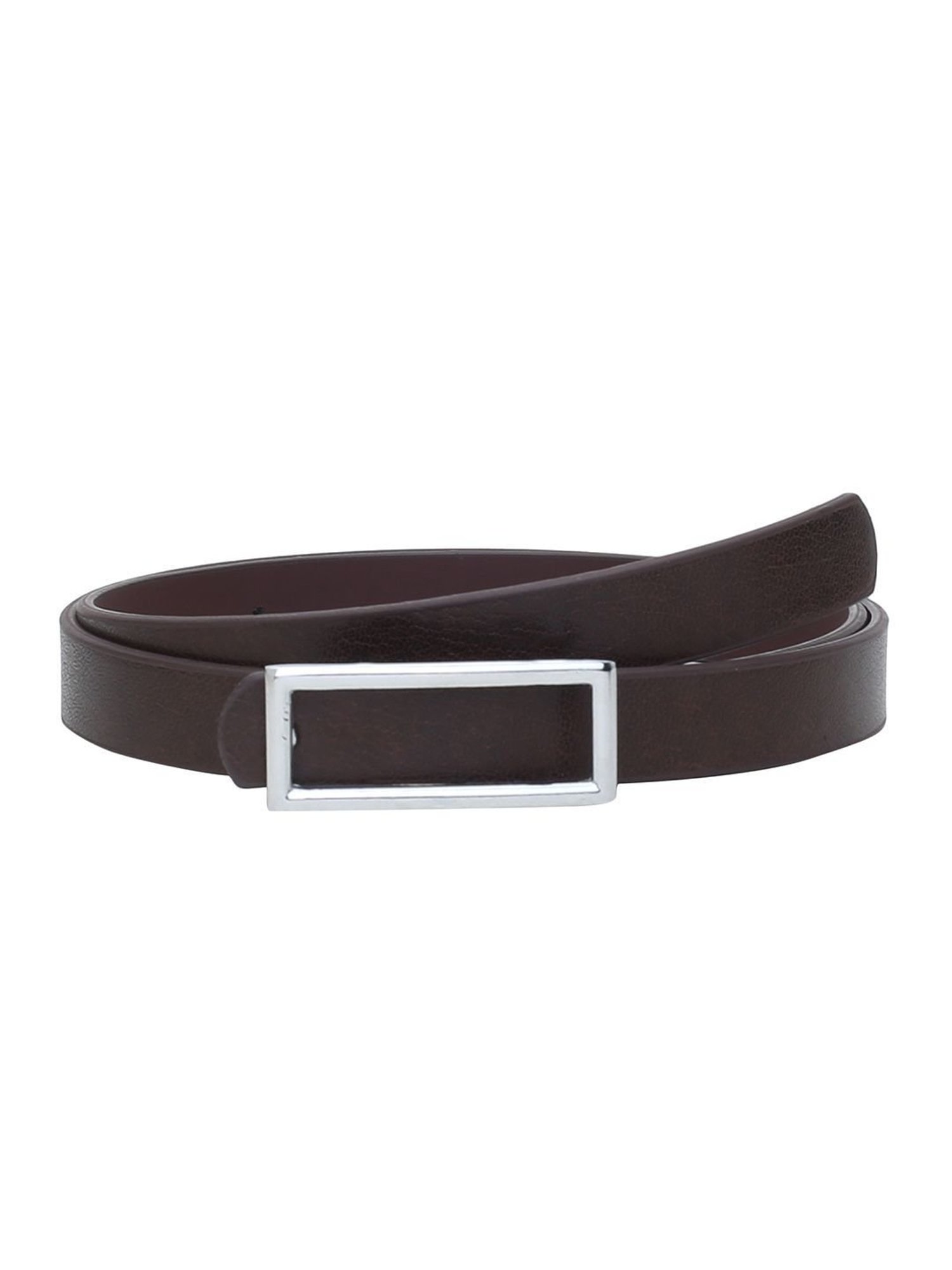 Antony Morato Black Leather Solid Waist Belt