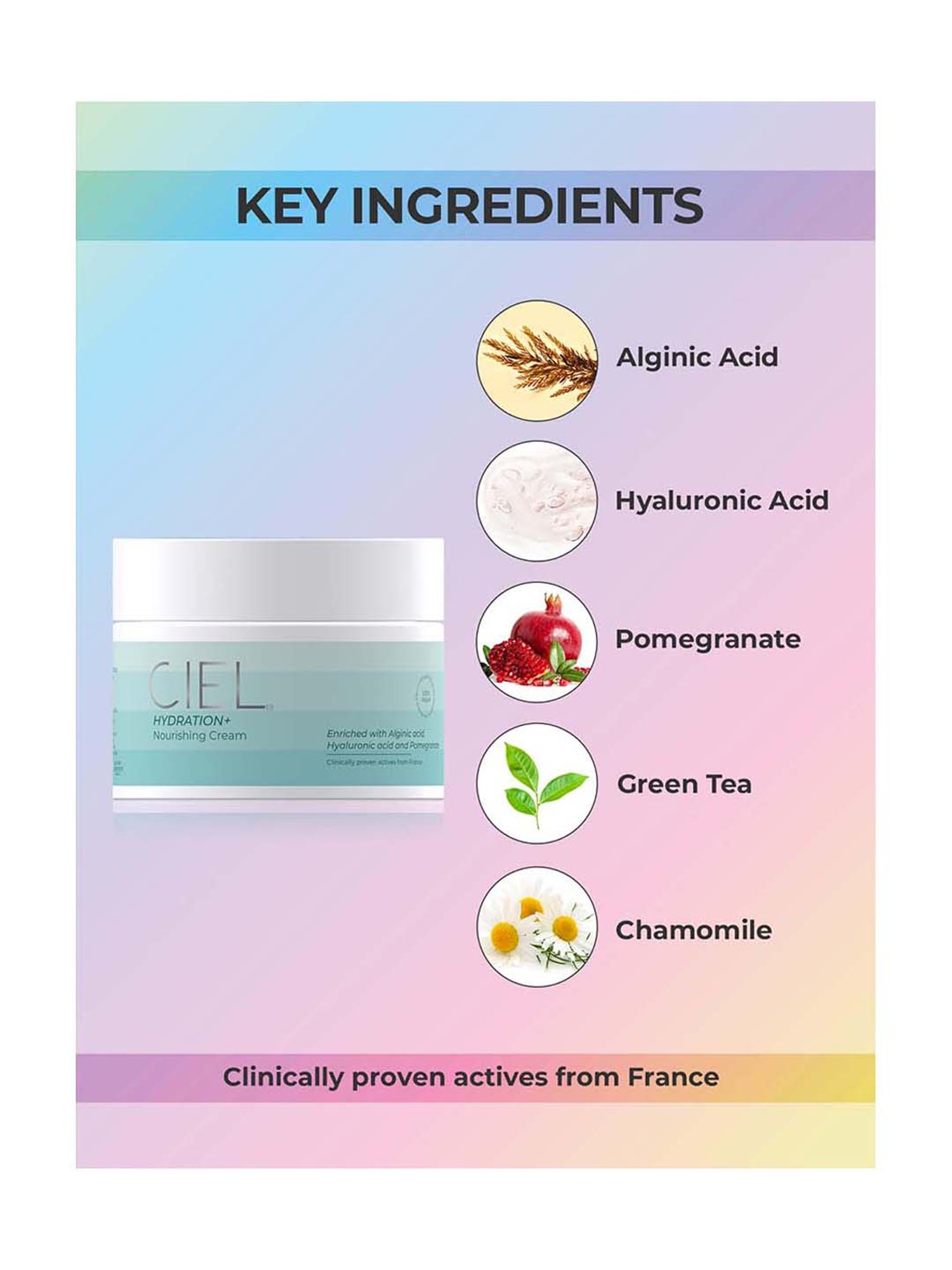 CIEL Hydration+ Nourishing Cream - 50 gm