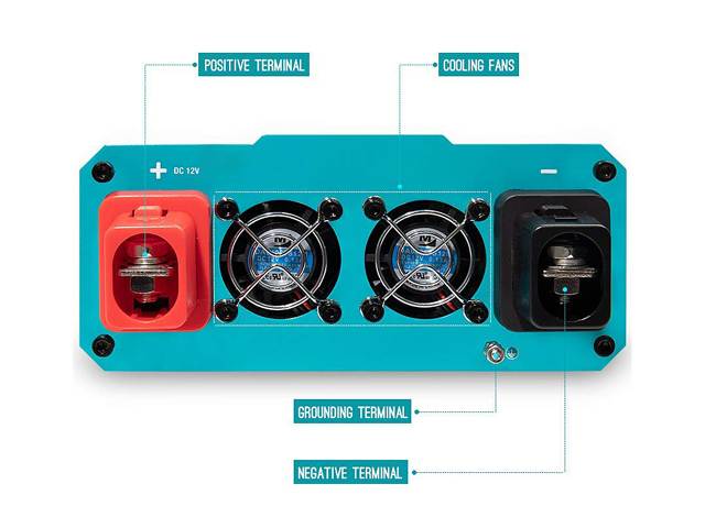 Renogy 700W 12V Pure Sine Wave Inverter