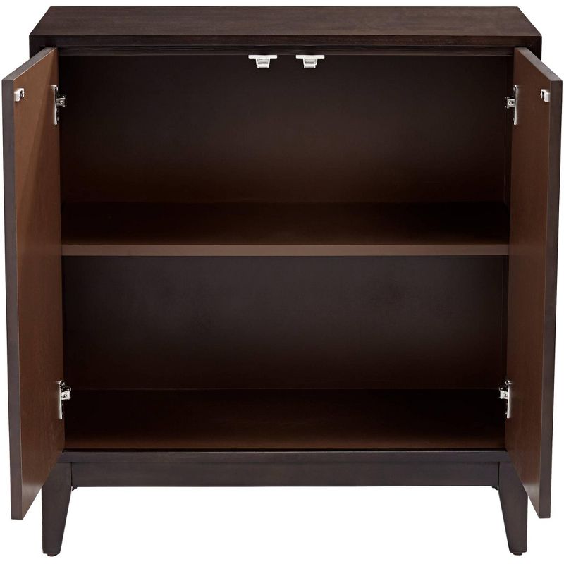 Kolczak Boho Handcrafted Mango Wood 2 Door Cabinet Light Gray - Christopher Knight Home