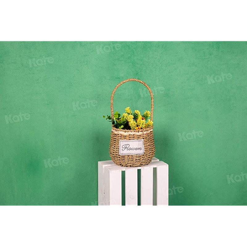 5ftW&times;7ftH Solid Green Backdrop Portrait Background for Photography Studio Screen for Photo Video Studio