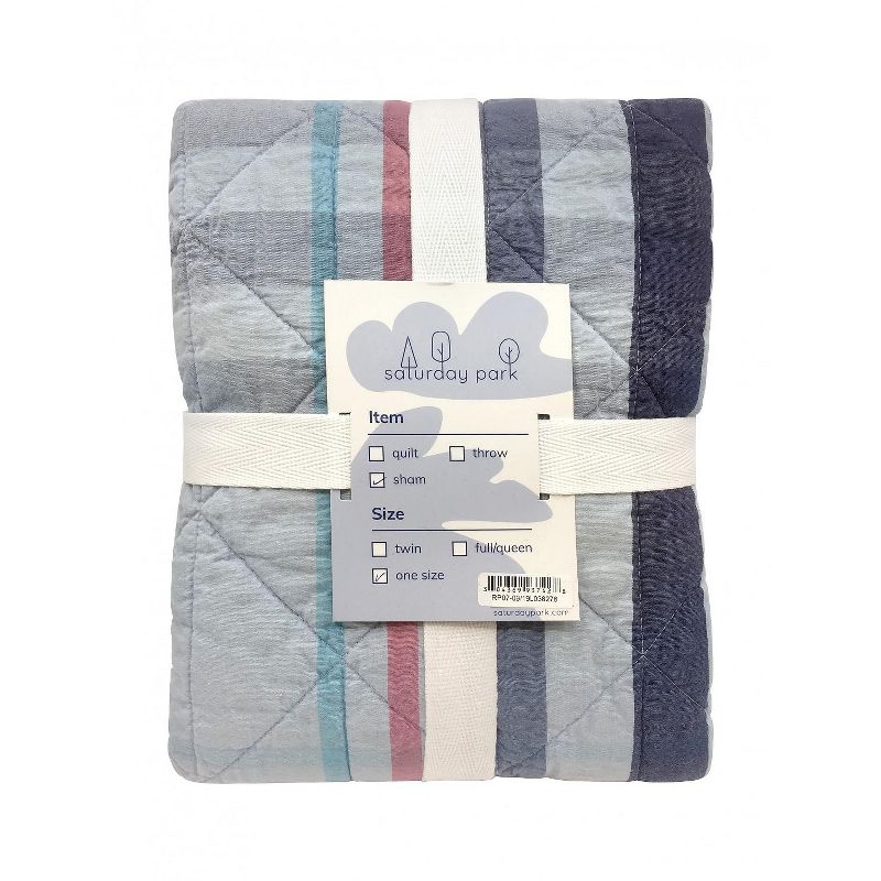 Saturday Park Plaid Sham - 20x26 Blue