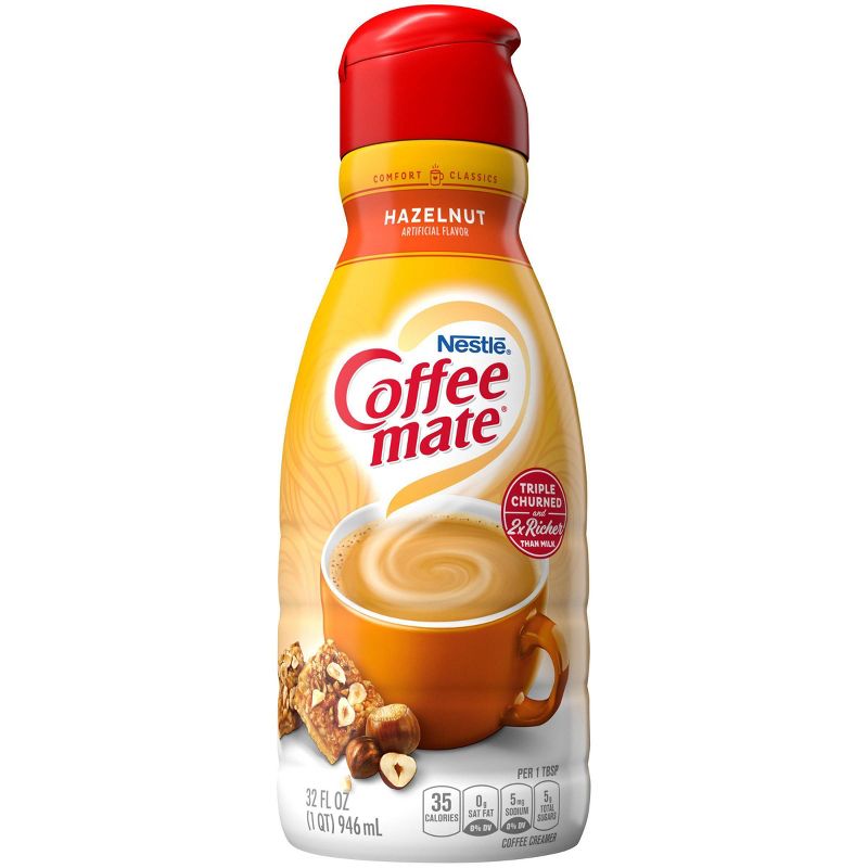 Coffee Mate Hazelnut Coffee Creamer - 1qt