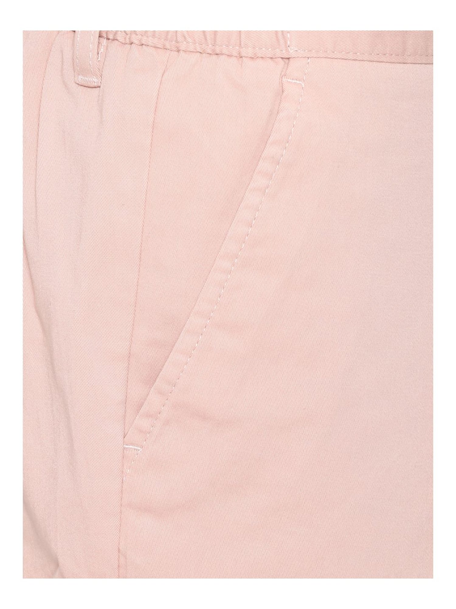 Forever 21 Peach Cotton Regular Fit Shorts