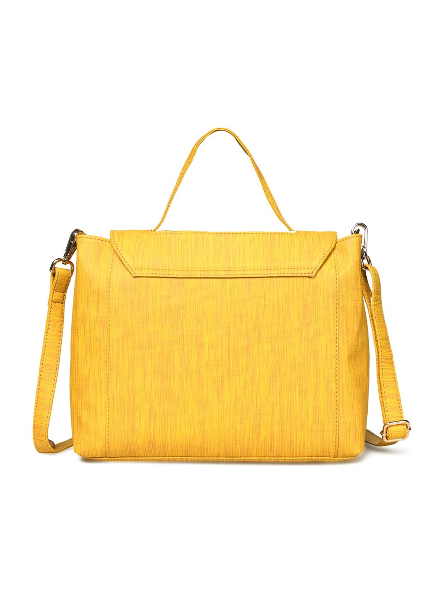 PELLE LUXUR Mustard Medium Cross Body Bag