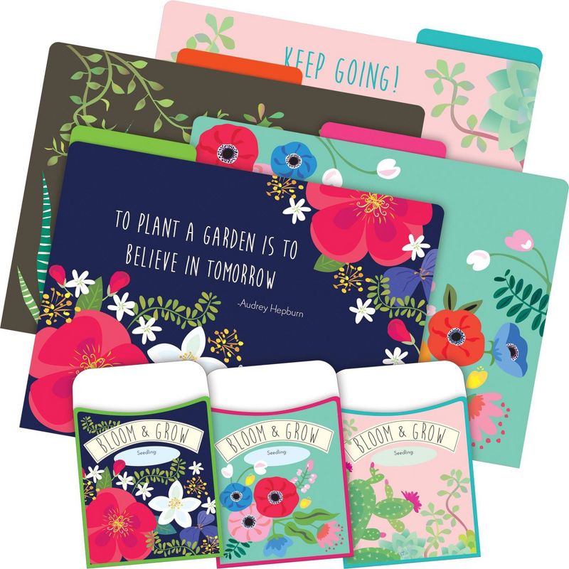 Barker Creek Folder/Pocket File Folders - Petals & Prickles