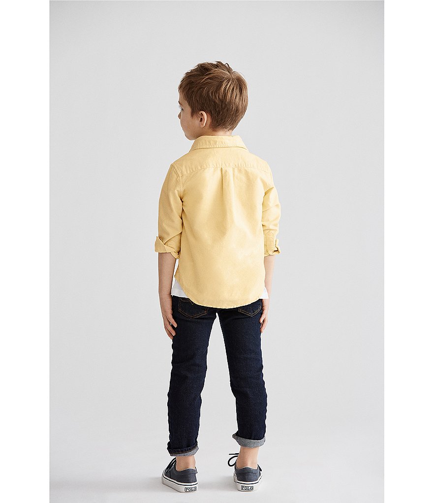 Polo Ralph Lauren Little Boys 2T-7 Long-Sleeve Oxford Shirt