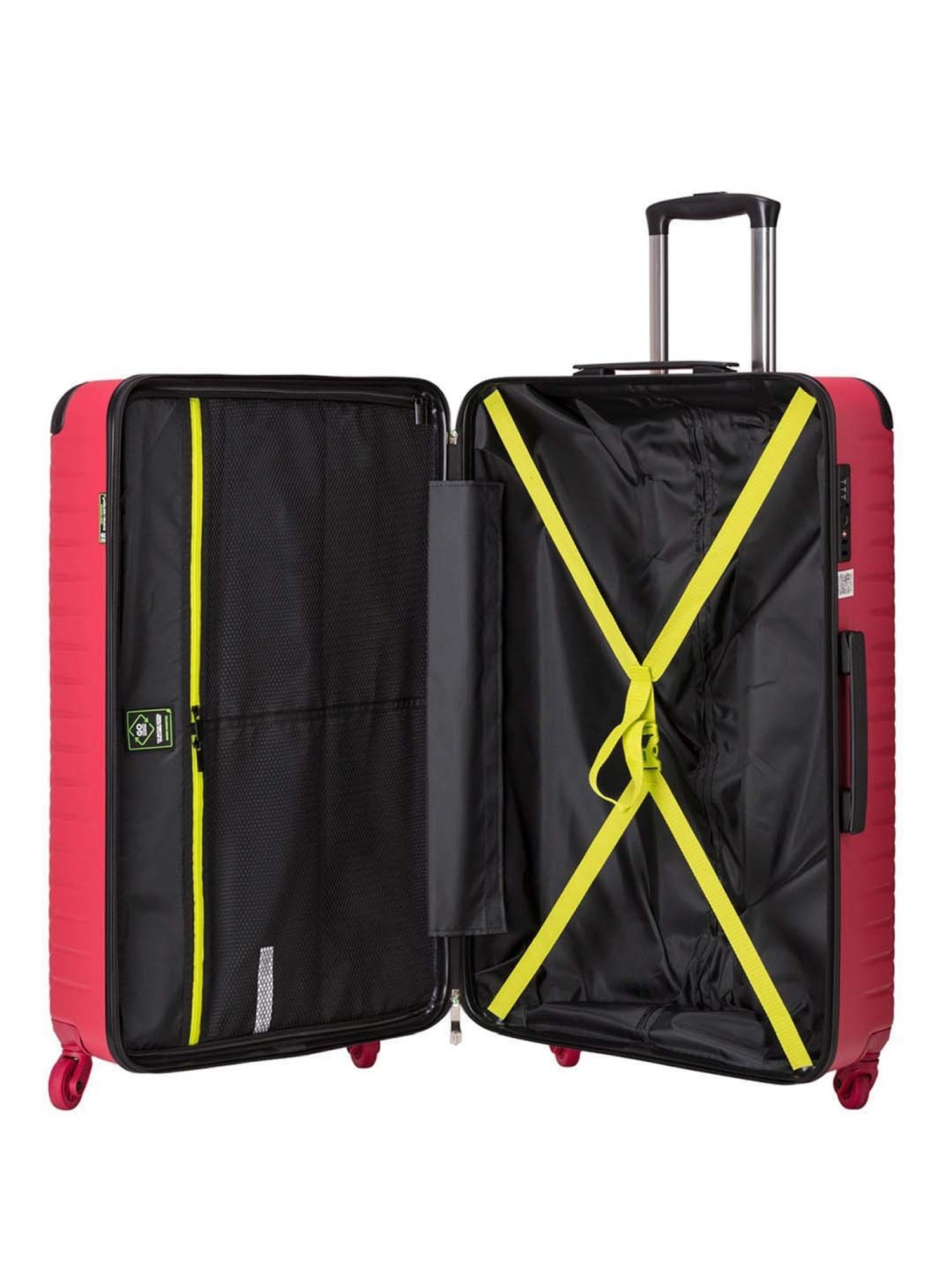 Assembly Green Textured Small Cabin Trolley - 20 inch