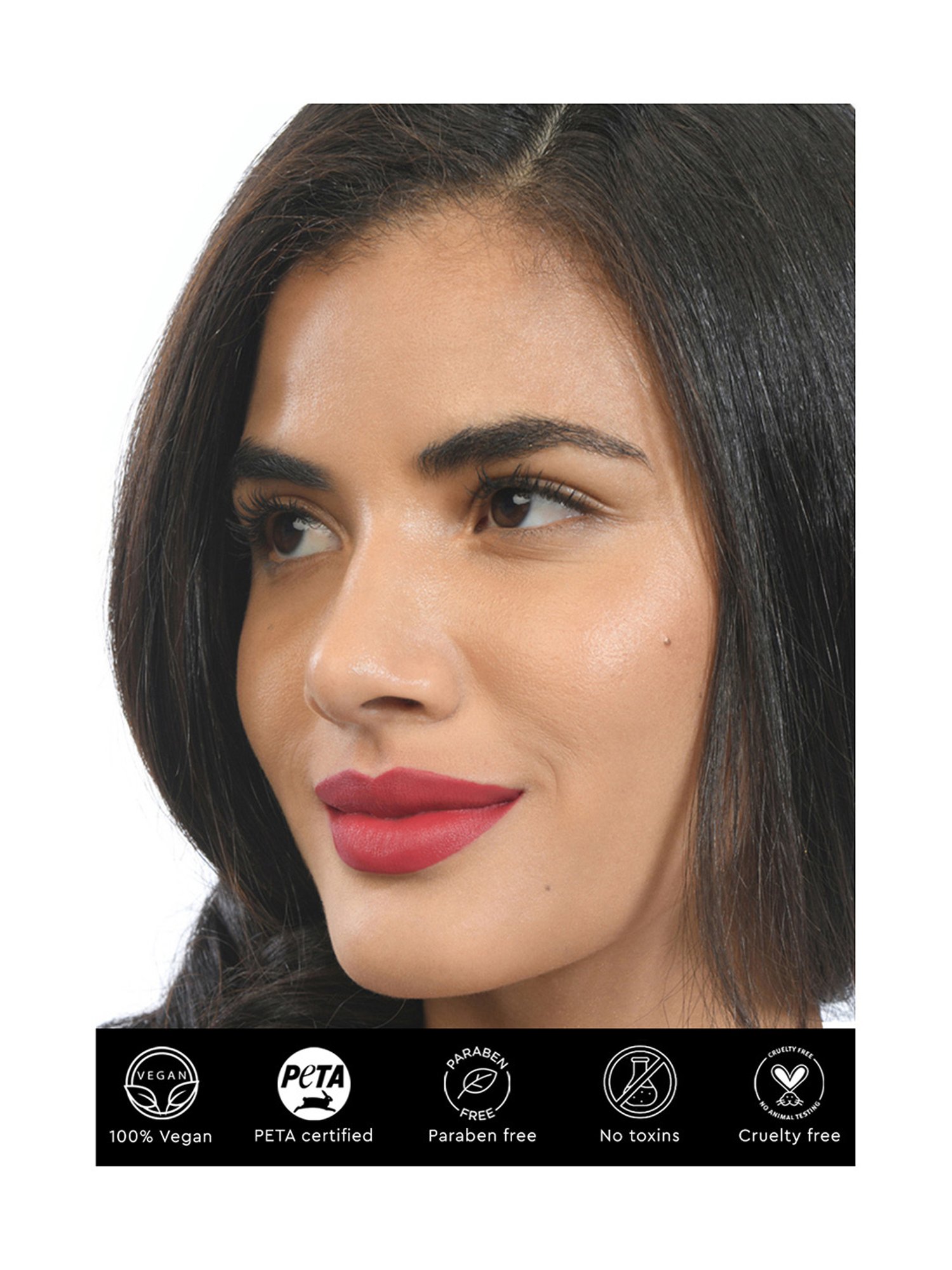 Kiro Beauty Lush Moist Matte Long Lasting Lipstick Hibiscus Petal - 4.2 gm