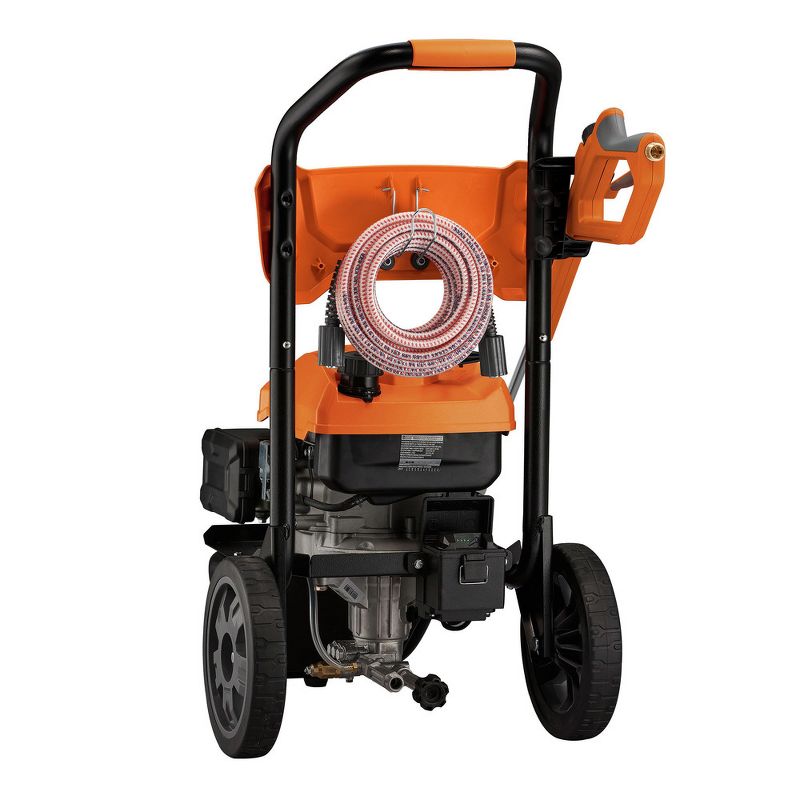 Generac 7143 3100 PSI/ 2.5 GPM Gas Pressure Washer Kit Li-Ion Electric Start with PowerDial Spray Gun, 30 ft. Ultra Flex Hose and 4 Nozzles