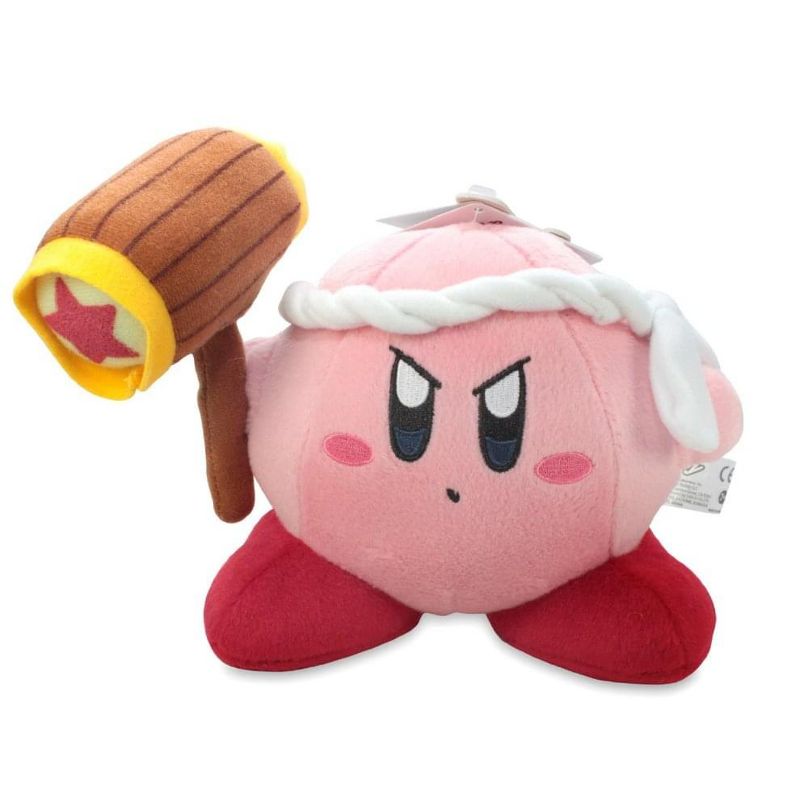 Little Buddy LLC Kirby Nintendo 6" Plush Hammer